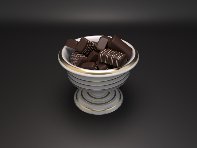 vase with candy 3D मॉडल .c4d .max .obj .3ds .fbx .stl .blend