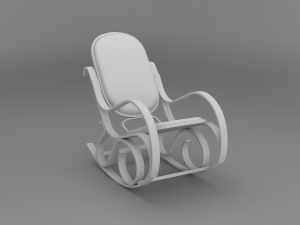rocking chair 3D 模型