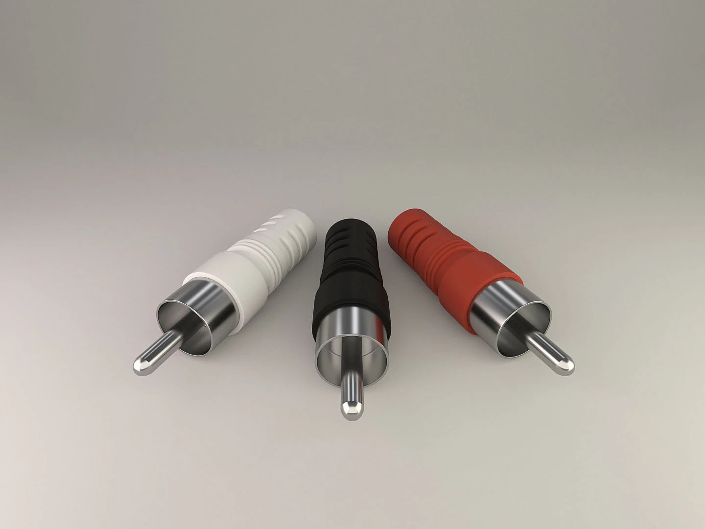 plug rca 3D Model .c4d .max .obj .3ds .fbx .stl .blend 