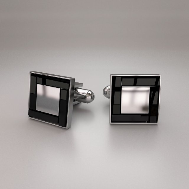 cufflinks 3Dモデル .c4d .max .obj .3ds .fbx .stl .blend 