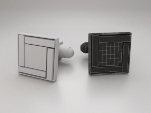 cufflinks 3Dモデル