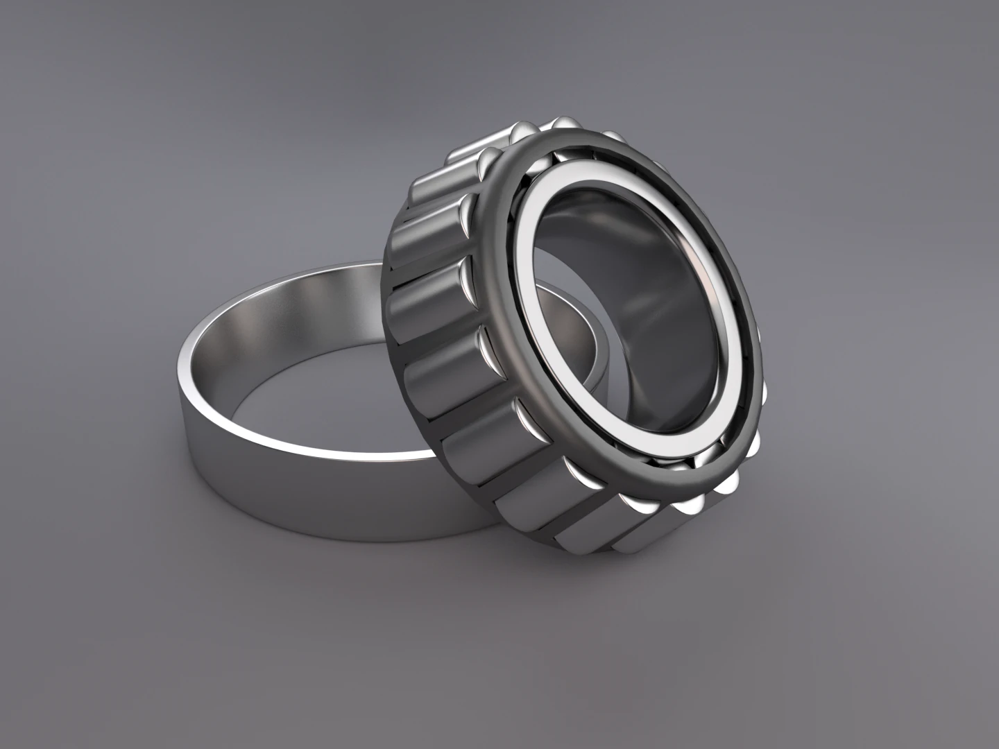 bearing tapered thrust 3D Model .c4d .max .obj .3ds .fbx .stl .blend 