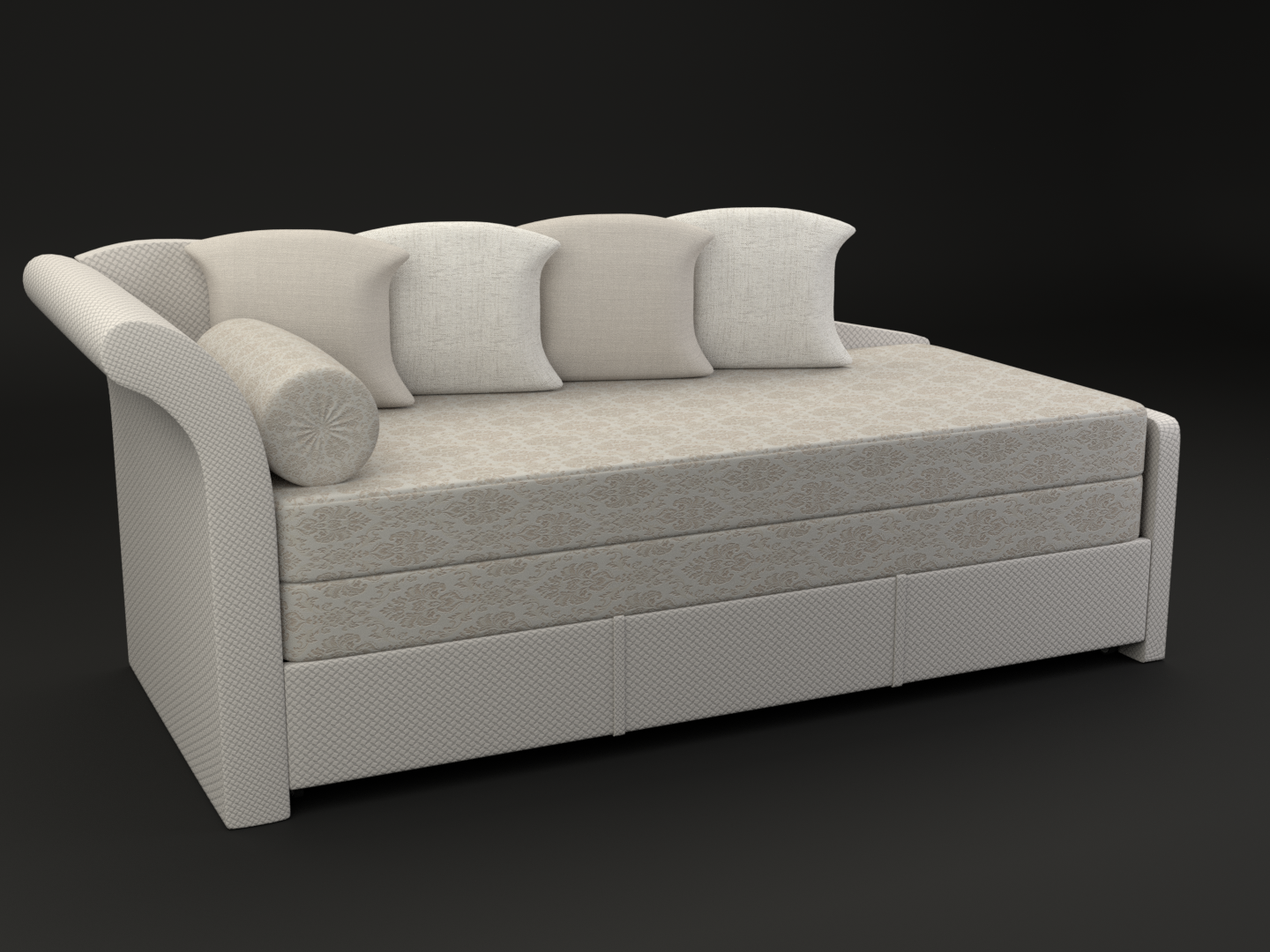 Sofa 3d model. Blender диван. Диван в блендер.