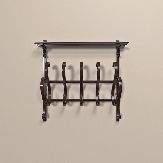 wall hanger 3D Model .c4d .max .obj .3ds .fbx .stl .blend 