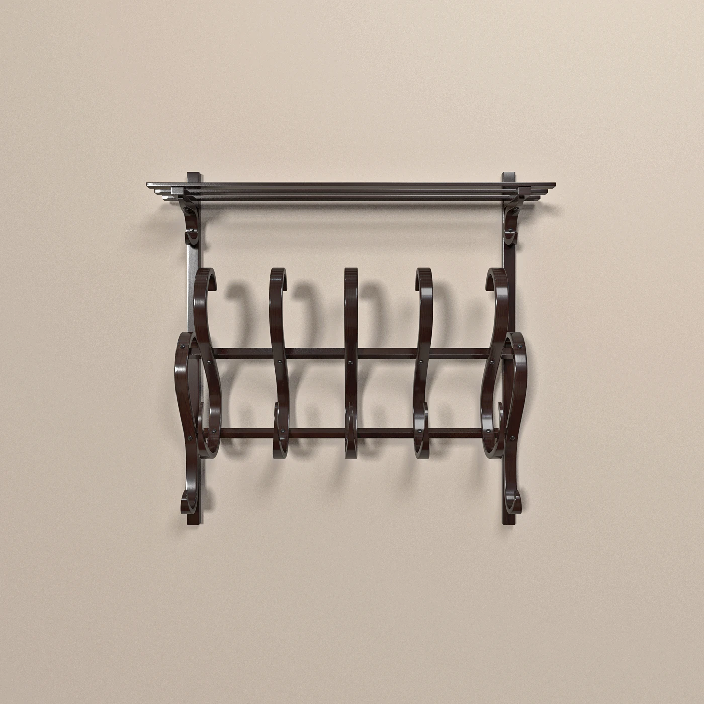 wall hanger 3D Model .c4d .max .obj .3ds .fbx .stl .blend 