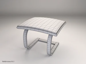 ベンチ 3Dモデル