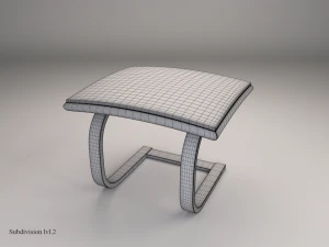 ベンチ 3Dモデル