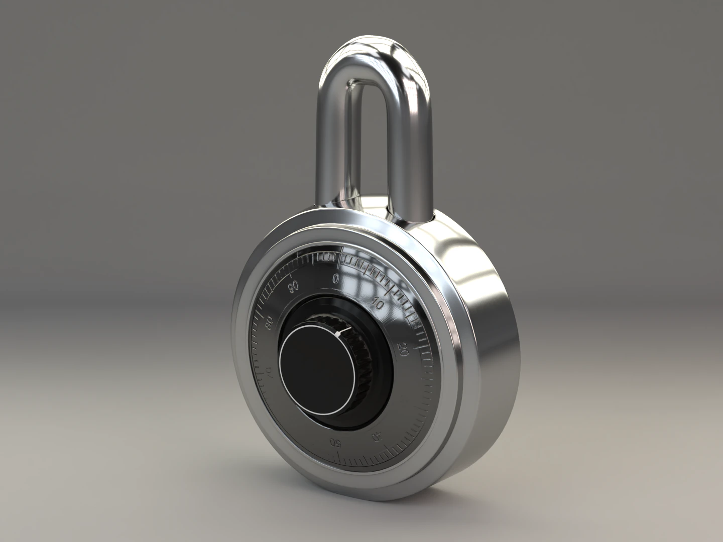 padlock 3D Model .c4d .max .obj .3ds .fbx .stl .blend 