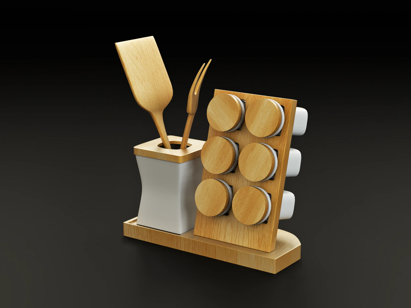 kitchen set 3D Model .c4d .max .obj .3ds .fbx .stl .blend