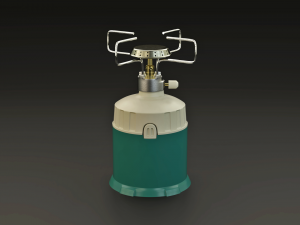 gas burner 3D मॉडल