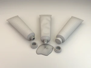 paint tubes 3D Model