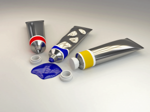 paint tubes 3Dモデル