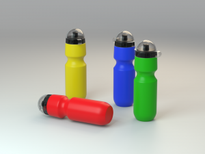 sports bottles Modello 3D