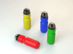 sports bottles 3D Model