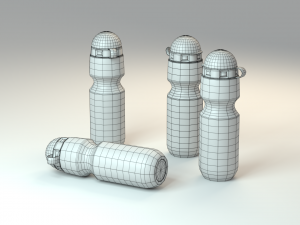 sports bottles Modello 3D