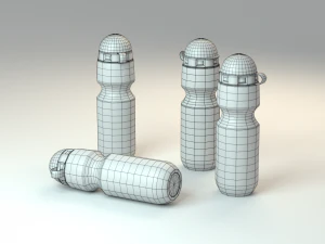 sports bottles 3D Model