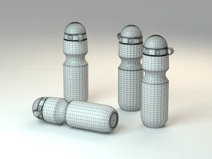 sports bottles 3D Model
