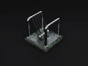 pendule de Newton Modèle 3D