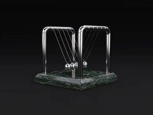 pendule de Newton Modèle 3D