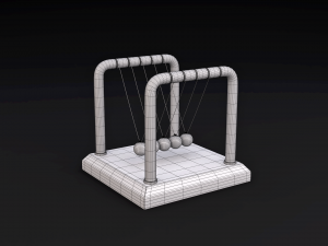 newtons pendulum 3D Model
