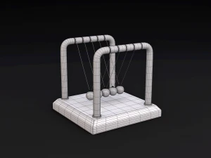 pendule de Newton Modèle 3D