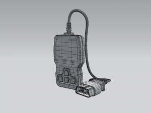 scanner obdii Modelo 3D