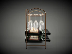 wine set 3D Model