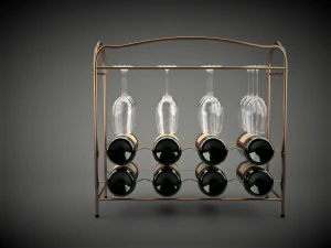 wine set 3D Model