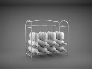 wine set 3D Model