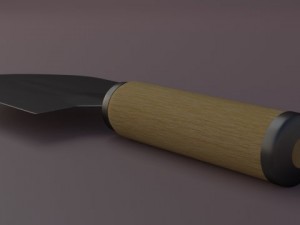 garden shovel 3D 모델