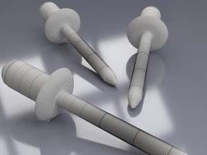construction rivets Model 3D