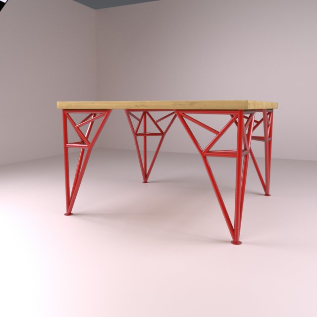 table 3D Модель .c4d .max .obj .3ds .fbx .stl .blend 