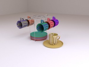 tea set 3D Model