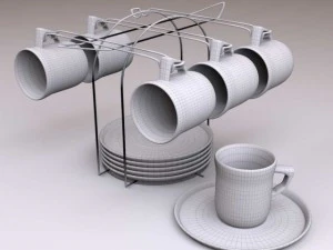 tea set 3D Model