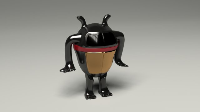alien 3D Model .c4d .max .obj .3ds .fbx .stl .blend 