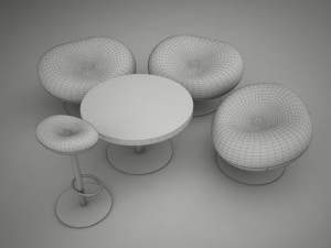 sofa 01 3D-Modell