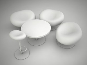 sofa 01 3D-Modell