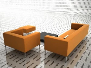 sofa 02 3D Model