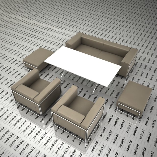 sofa 03 3D Model .c4d .max .obj .3ds .fbx .stl .blend 