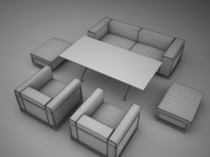 sofa 03 3D Model