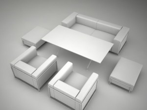 sofa 03 3D Model
