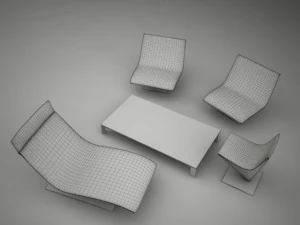 sofa 04 3D Model