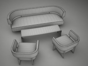 sofa 05 Modèle 3D