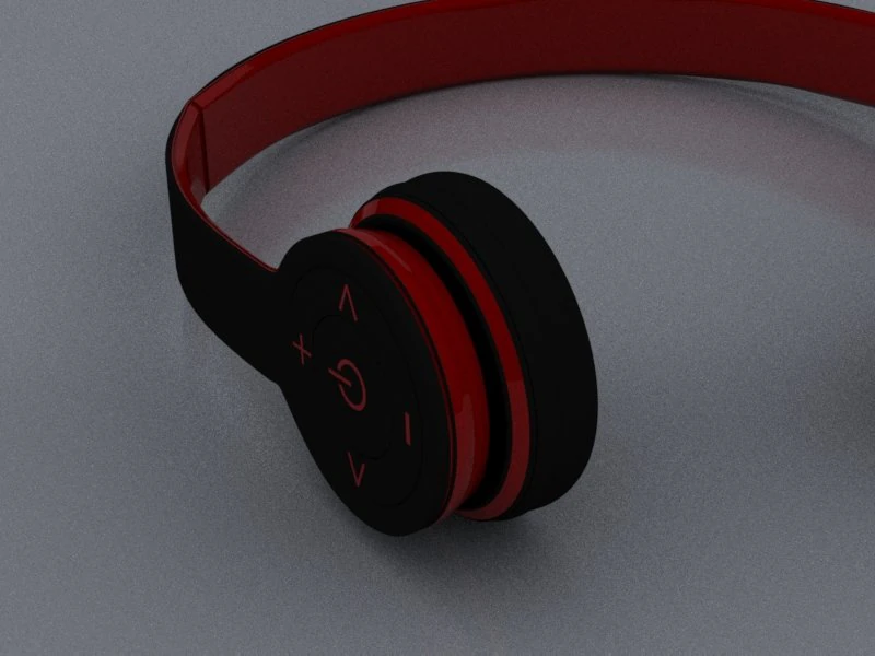 headphones 3D Model .c4d .max .obj .3ds .fbx .stl .blend 