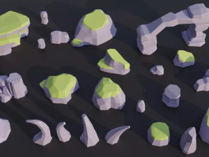 Low Poly Nature Mega Pack RG 3D Model