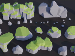 Low Poly Nature Mega Pack RG Modello 3D