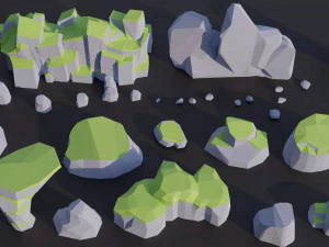 Low Poly Nature Mega Pack RG 3D Model