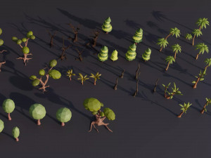 Low Poly Nature Mega Pack RG Modello 3D