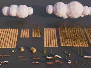 Low Poly Nature Mega Pack RG Modello 3D