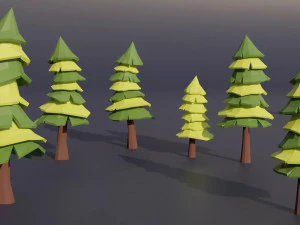 Low Poly Nature Mega Pack RG 3D Model